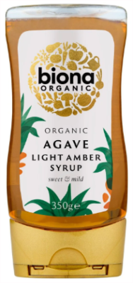 Organic Agave Light Syrup Squeezy - 350g - Biona